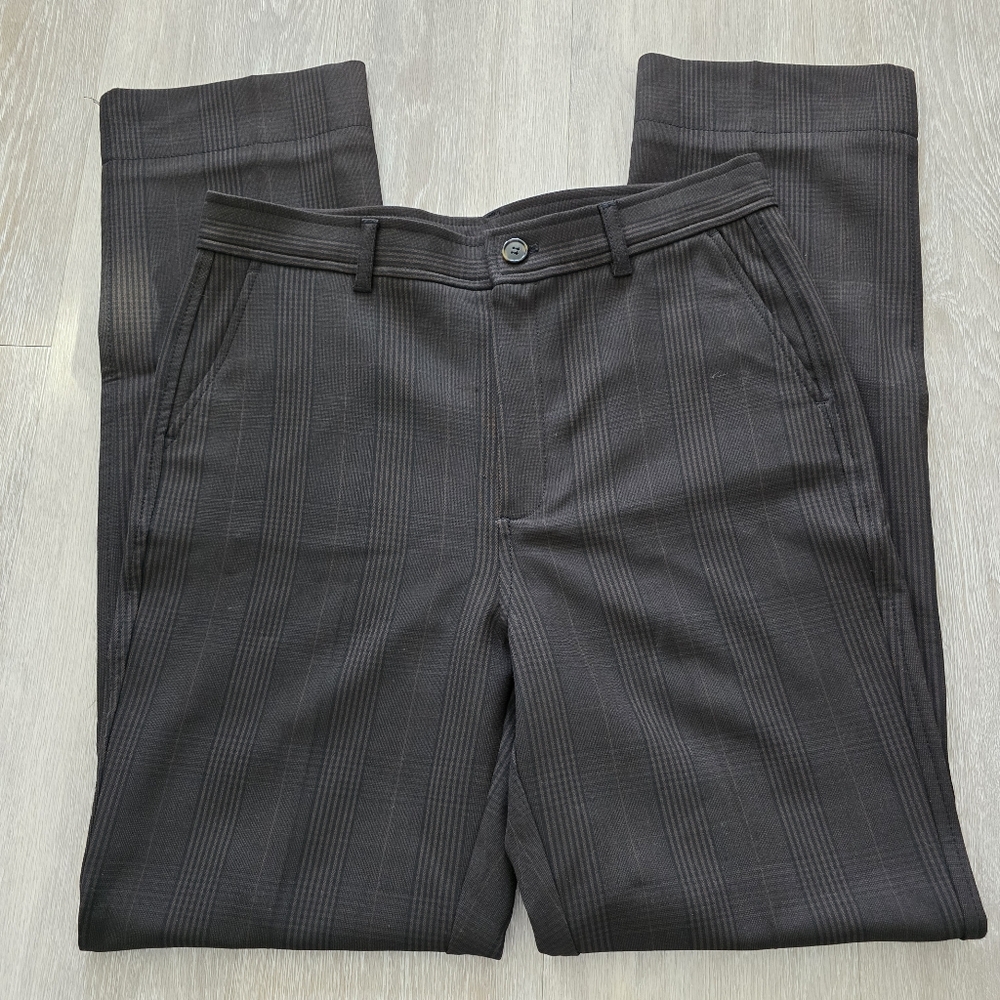 Ganni brown plaid pants